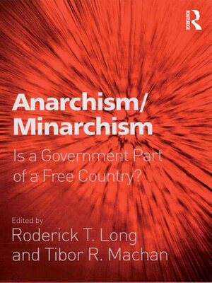 cover image of Anarchism/Minarchism
